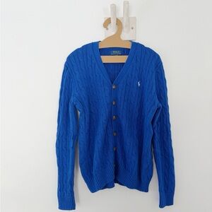 Polo RL Cobalt Blue Cardigan